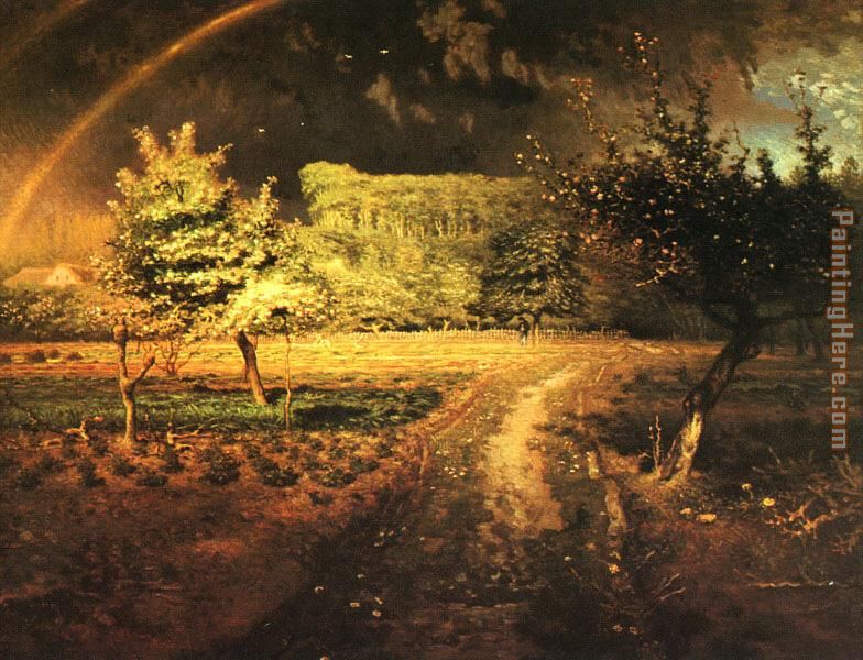 Spring painting - Jean Francois Millet Spring art painting